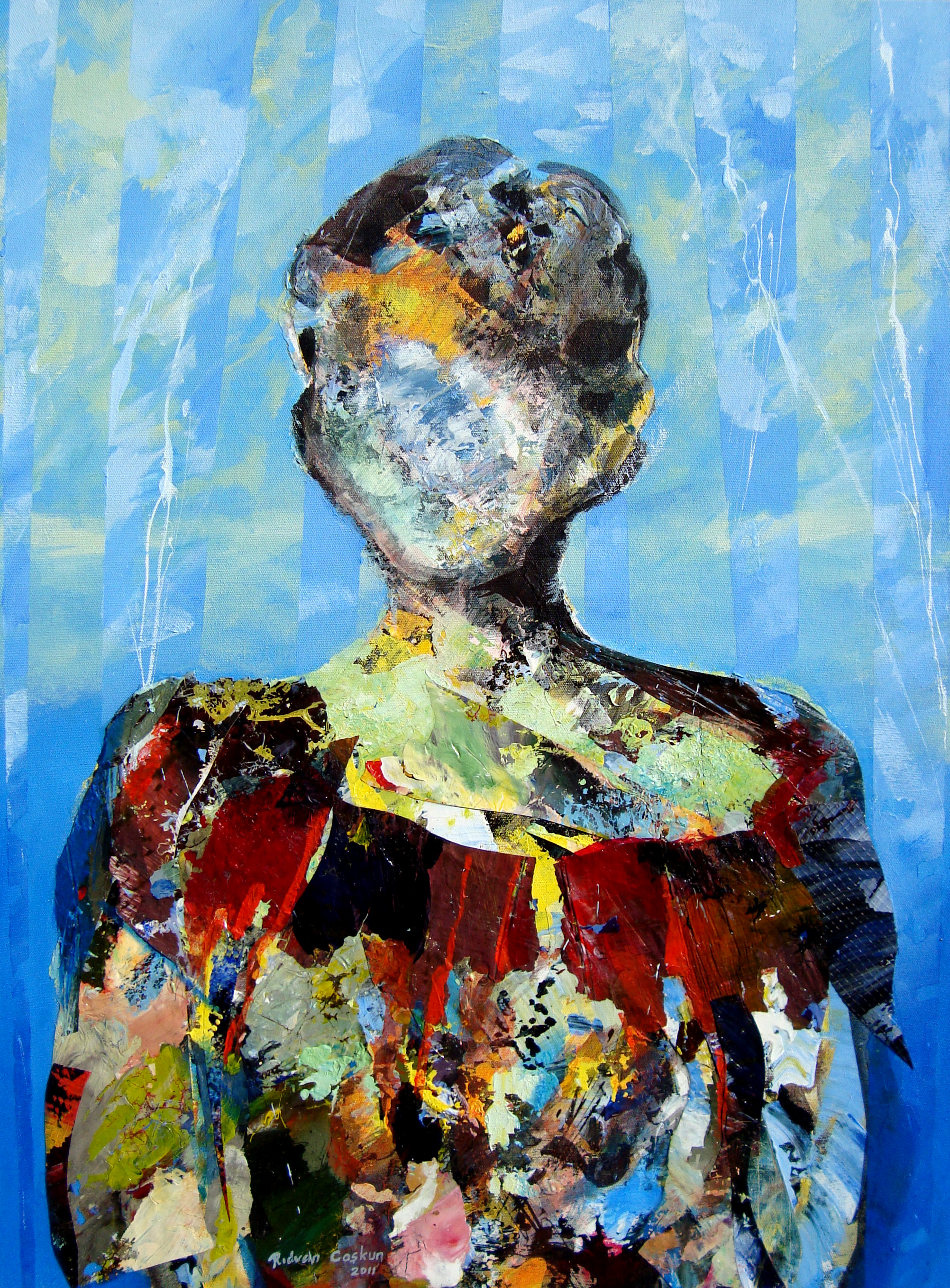 Tuval Üzerine Akrilik 'Bahar Beden' 70x50cm 2010